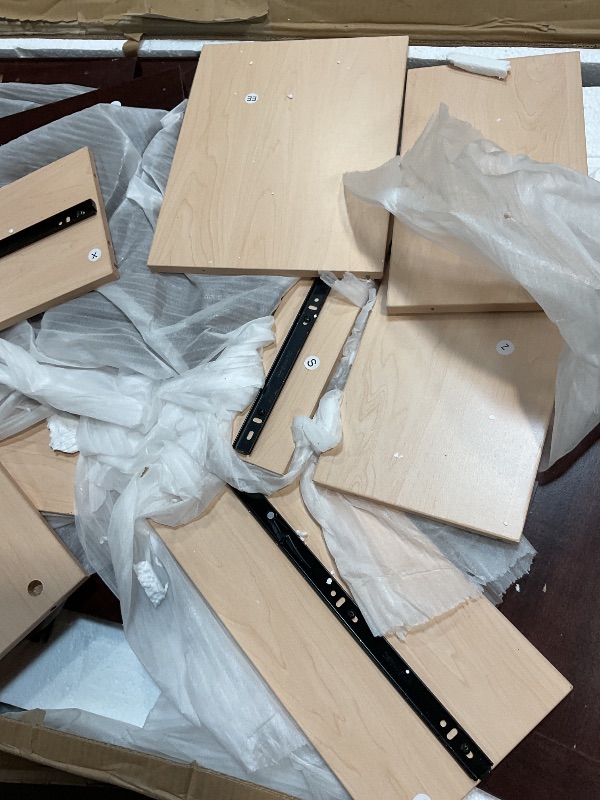 Photo 1 of **2 BOXES**Sauder Palladia Executive Desk, L: 65.12" x W: 29.53" x H: 29.61", Select Cherry