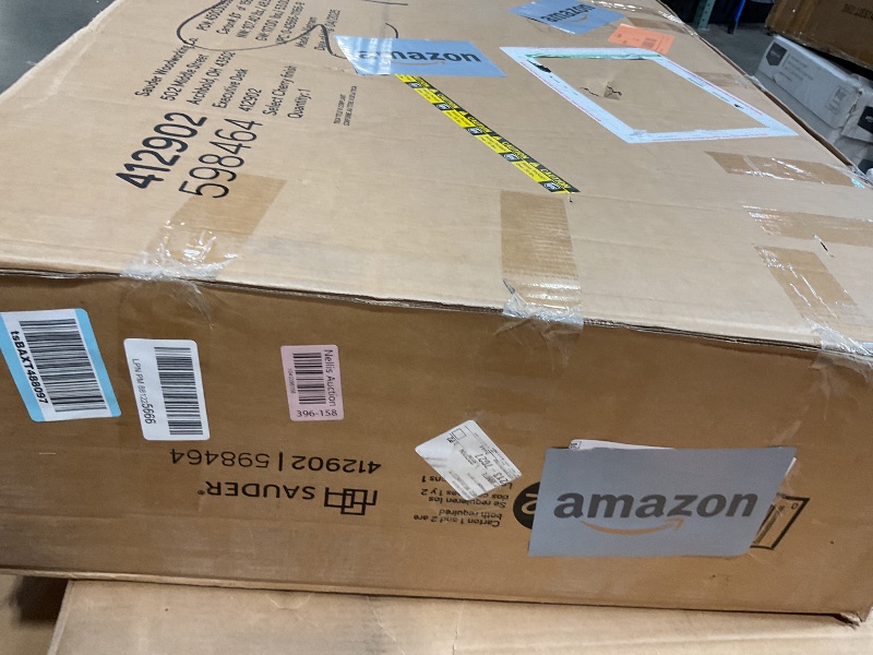 Photo 1 of **2 BOXES**Sauder Palladia Executive Desk, L: 65.12" x W: 29.53" x H: 29.61", Select Cherry