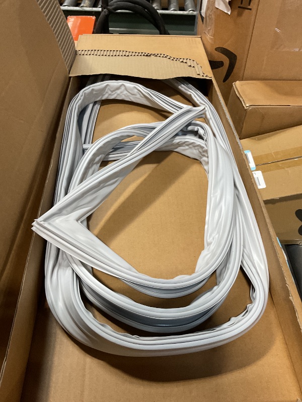 Photo 1 of **BEND DAMAGE**Upgraded 241786006 Refrigerator Door Gasket Replacement Compatible with Frigidaire Freezer Door, 63"x14.5" Freezer Door Seal for Elec-trolux & Ken-more Crosley Freezer Replaces 241674806, 7241786006