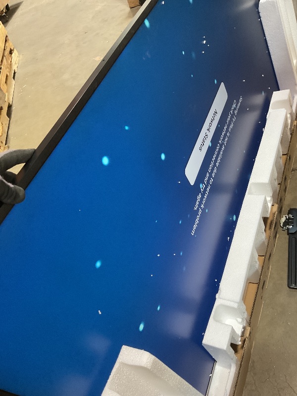 Photo 1 of **DIRT**Samsung 75-Inch Class The Frame Pro LS03FW 4K Neo QLED Mini LED Smart TV (2025 Model) Slim Fit Wall Mount, Modern Frame Design, Wireless One Connect, NQ4 AI Gen3 Processor, Art Mode, Alexa Built-in