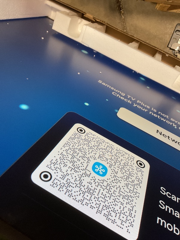 Photo 1 of **DIRT**Samsung 75-Inch Class The Frame Pro LS03FW 4K Neo QLED Mini LED Smart TV (2025 Model) Slim Fit Wall Mount, Modern Frame Design, Wireless One Connect, NQ4 AI Gen3 Processor, Art Mode, Alexa Built-in