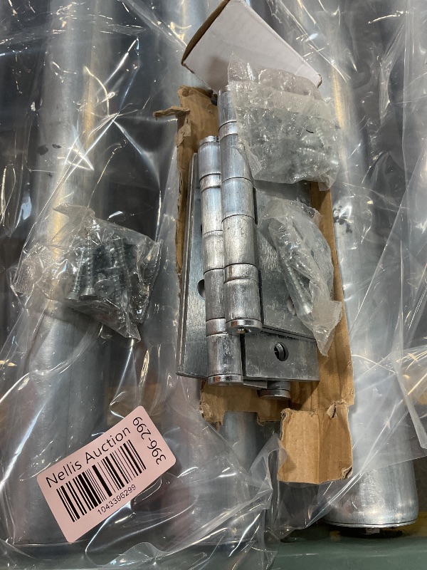 Photo 1 of **SCRATCHES AND SCRAPES**Door Hinges Hardware Hinge 4.5 Inch Square Interior Hinges for Doors Ball Bearing Door Hinge 4-1/2 x 4-1/2 Full Mortise 6 Pack Silver Exterior Door Hinges Bifold Residential Office Hinges 4 ½"x 4 ½"