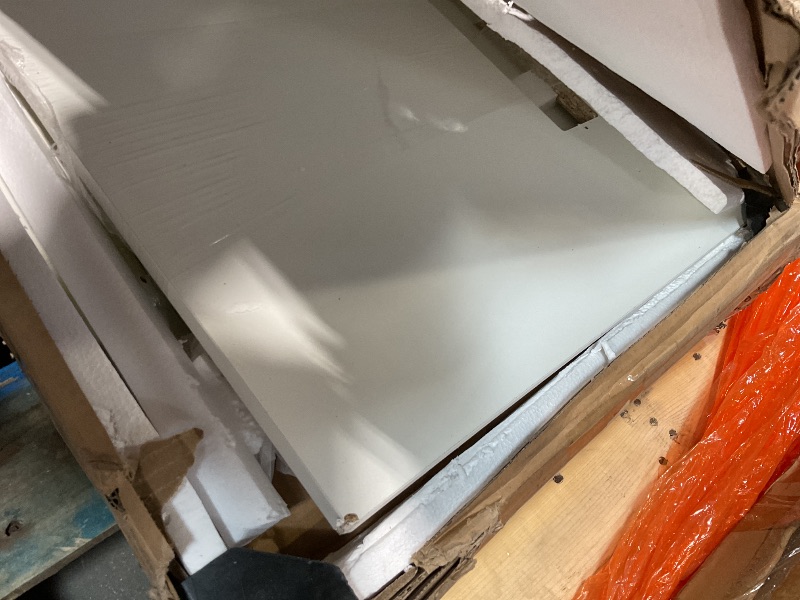 Photo 1 of **DAMAGED CORNERS**YITAHOME TV Stand for 75/80 Inch TV, Entertainment Center, TV Cabinet with Drawers and Power Outlet, White TV Console for Living Room Furniture (70 Inch Lenght 30 Inch High)