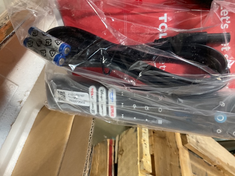 Photo 1 of **MAJOR DAMAGE TO SCREEN. SELLING FOR PARTS**TCL 75-Inch Class S5 UHD 4K LED Smart TV with Fire TV (75S551F, 2024 Model), Dolby Vision, HDR PRO+, Dolby Atmos, Alexa Built-in with Voice Remote, Apple AirPlay 2 Compatibility, Streaming Television