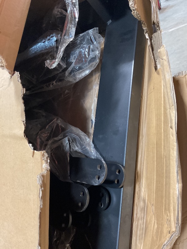 Photo 1 of 4-Tier Horizontal Storage Rack w/Wheels, Heavy-Duty Portable Steel Horizontal Bar Storage Cantilever Rack, Standing Lumber Horizontal Storage Rack, Metal Arms Pallet Racking Up to 5000 Lbs