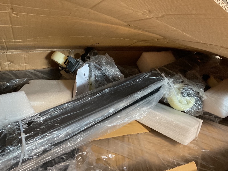 Photo 1 of 4-Tier Horizontal Storage Rack w/Wheels, Heavy-Duty Portable Steel Horizontal Bar Storage Cantilever Rack, Standing Lumber Horizontal Storage Rack, Metal Arms Pallet Racking Up to 5000 Lbs