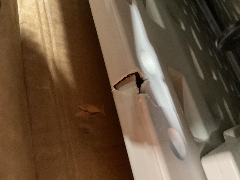 Photo 1 of **SELLING FOR PARTS. ONE BOX OF TWO.  PIERCE DAMAGE**YITAHOME 200 Gallon Double-Wall Deck Box with Divider & Side Handles, Outdoor Large Storage for Patio Furniture Cushions, Garden Pool Accessories, Water Resistant & Lockable