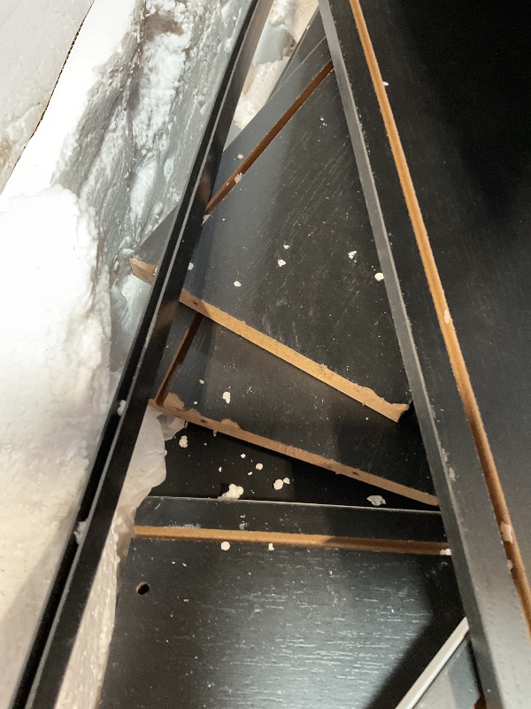 Photo 1 of **MINOR DAMAGE TO EDGES**Shintenchi Dresser for Bedroom with 9 Drawers,Double Dresser & Chest of Drawers Wooden Organizer with Metal Handle, Storage TV Stand for Living Room,Black