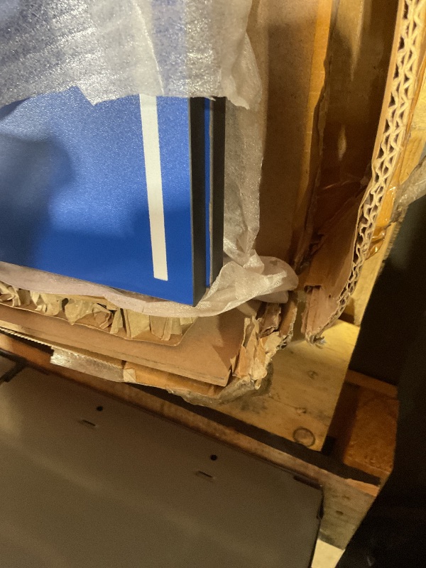 Photo 1 of **SCRAPES BY HINGE**JOOLA Tetra - 4 Piece Ping Pong Table Top for Pool Table - Includes Ping Pong Net Set - Full Size Table Tennis Conversion Top for Billiard Tables - Easy Assembly & Compact Storage - Incl. Foam Backing