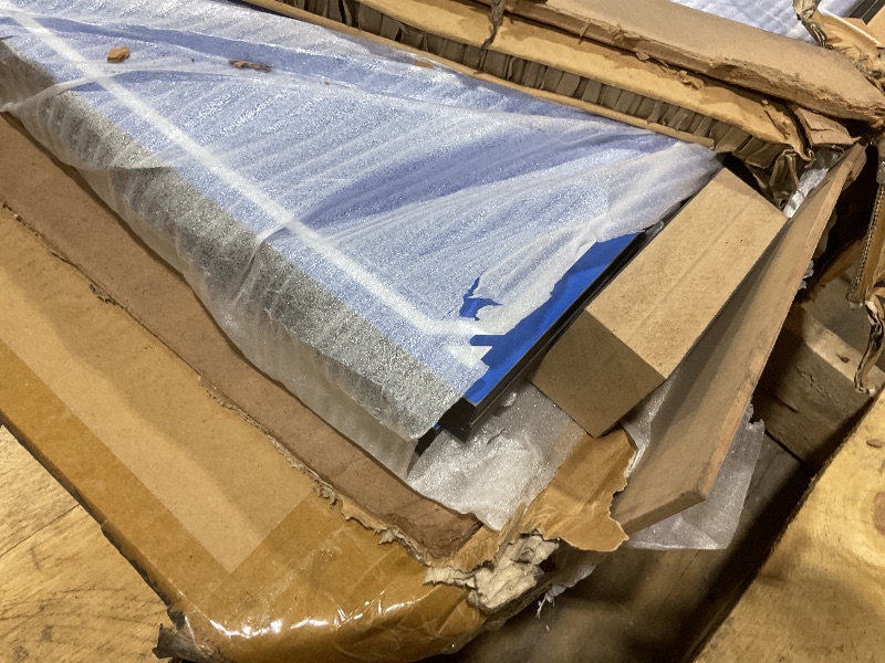 Photo 1 of **SCRAPES BY HINGE**JOOLA Tetra - 4 Piece Ping Pong Table Top for Pool Table - Includes Ping Pong Net Set - Full Size Table Tennis Conversion Top for Billiard Tables - Easy Assembly & Compact Storage - Incl. Foam Backing