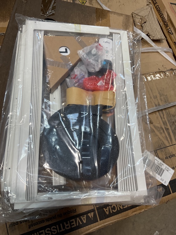 Photo 1 of **MINOR DENTS ON BACK**Whirlpool 24,000 BTU Window Air Conditioner with Dehumidifier, 230V, Window AC for Extra Large Rooms up to 1500 Sq. Ft., Bedroom, Living Room, Apartment, with Remote, 3 Speeds, and 24H Timer, White