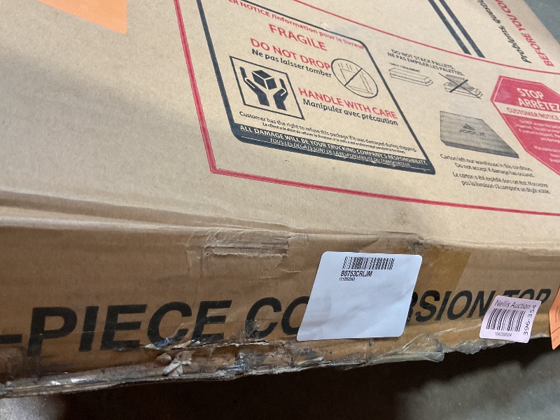 Photo 1 of **MINOR DAMAGE TO CORNER**JOOLA Tetra - 4 Piece Ping Pong Table Top for Pool Table - Includes Ping Pong Net Set - Full Size Table Tennis Conversion Top for Billiard Tables - Easy Assembly & Compact Storage - Incl. Foam Backing