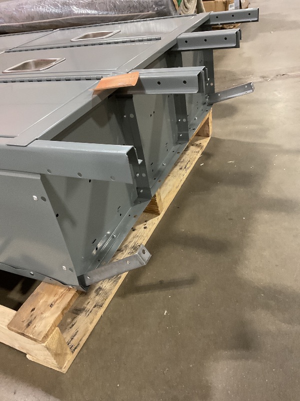 Photo 1 of *TWO BENT LEGS**Hallowell, Maintenance-Free Quiet Locker, Height 78 in, Width 36 in, Color Dark Gray, Model# UY3228-3HG