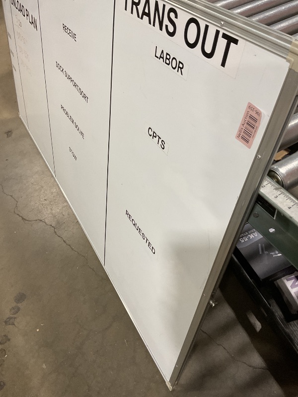 Photo 1 of **DIRT AND STICKERS*39*70 whiteboard