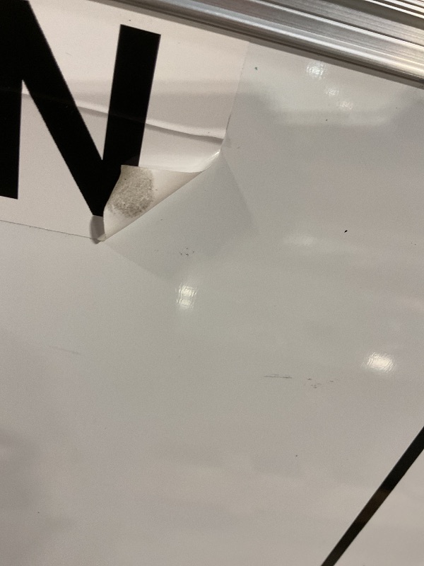 Photo 1 of **DIRT AND STICKERS*39*70 whiteboard