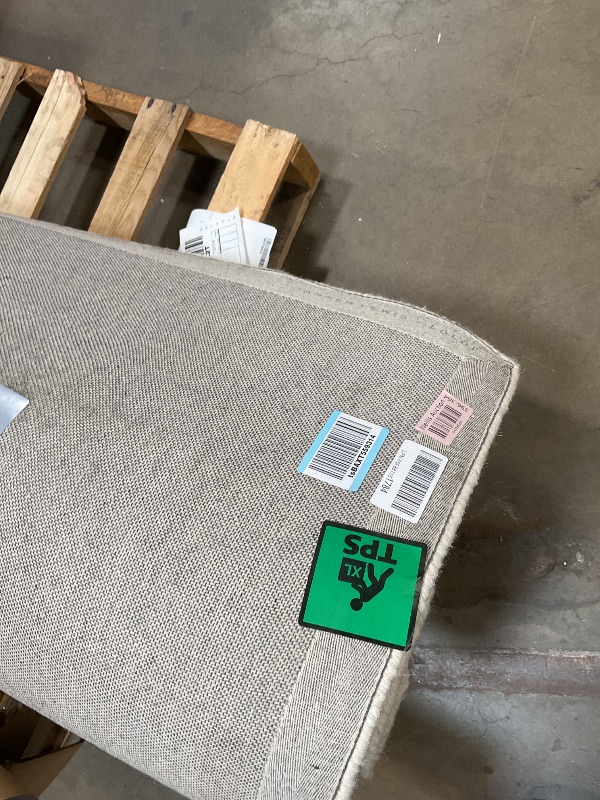 Photo 1 of **DIRTY FROM TRANSPORT **Loloi Amber Lewis Windsor Collection WIN-01 Ivory/Stone 7'-9" x 9'-9", .50" Pile Height, Area Rug