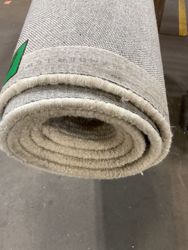 Photo 1 of **DIRTY FROM TRANSPORT **Loloi Amber Lewis Windsor Collection WIN-01 Ivory/Stone 7'-9" x 9'-9", .50" Pile Height, Area Rug