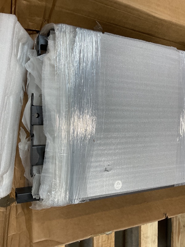 Photo 1 of **PARTIAL SET/MISSING PARTS**Full Size Metal Loft Bed with Desk and Wardrobe,Heavy Duty Loft Bed Frame with Storage Stairs and LED Lights for Kids,Teens,Adults,Space Saving,Black