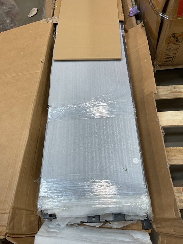 Photo 1 of **PARTIAL SET/MISSING PARTS**Full Size Metal Loft Bed with Desk and Wardrobe,Heavy Duty Loft Bed Frame with Storage Stairs and LED Lights for Kids,Teens,Adults,Space Saving,Black