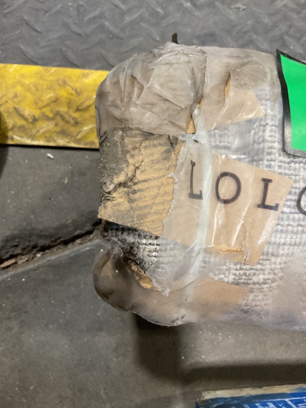 Photo 1 of **DIRT. TWO MINOR TEARS**Loloi Magnolia Home by Joanna Gaines Pace Collection PAC-01 Bark/Natural 9'-6" x 12'-3" Area Rug