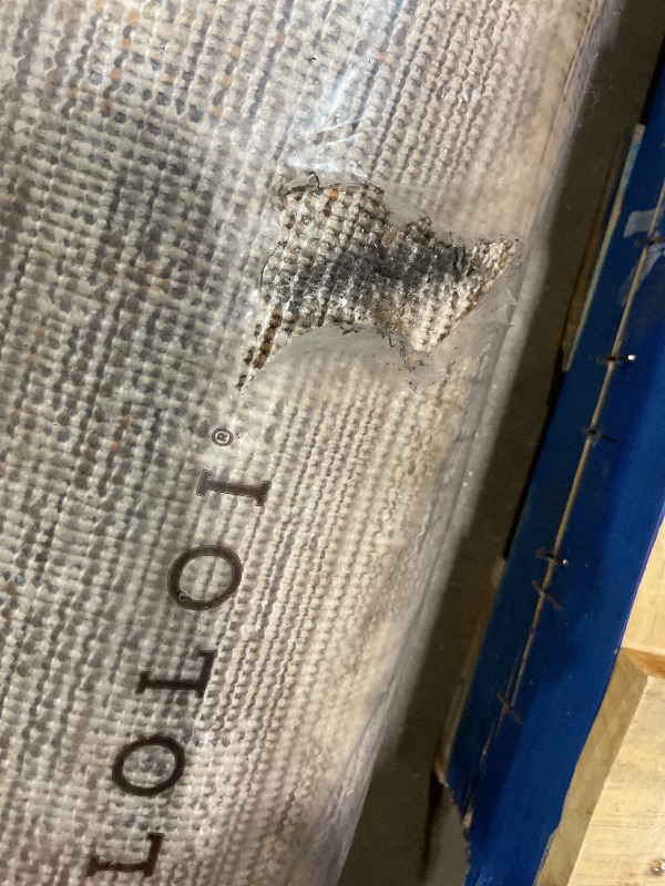 Photo 1 of **DIRT. TWO MINOR TEARS**Loloi Magnolia Home by Joanna Gaines Pace Collection PAC-01 Bark/Natural 9'-6" x 12'-3" Area Rug