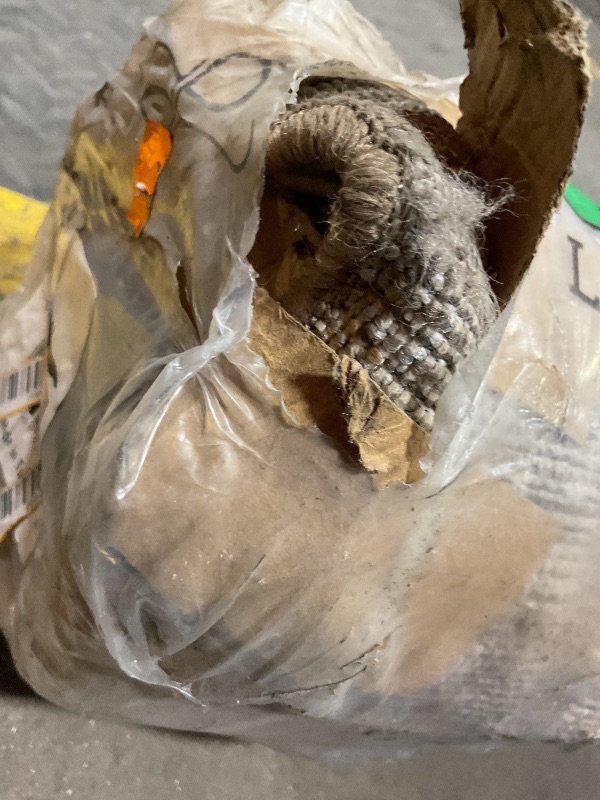 Photo 1 of **DIRT. TWO MINOR TEARS**Loloi Magnolia Home by Joanna Gaines Pace Collection PAC-01 Bark/Natural 9'-6" x 12'-3" Area Rug