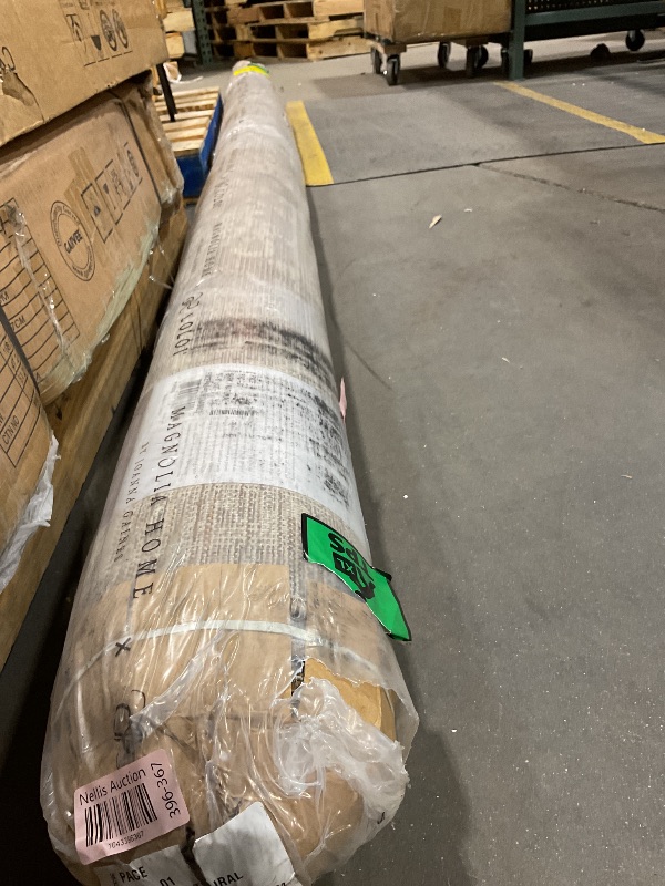 Photo 1 of **DIRT. TWO MINOR TEARS**Loloi Magnolia Home by Joanna Gaines Pace Collection PAC-01 Bark/Natural 9'-6" x 12'-3" Area Rug