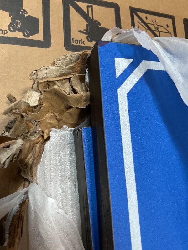 Photo 1 of **DAMAGE TO CORNERS. SCRAPE DAMAGE**JOOLA Tetra - 4 Piece Ping Pong Table Top for Pool Table - Includes Ping Pong Net Set - Full Size Table Tennis Conversion Top for Billiard Tables - Easy Assembly & Compact Storage - Incl. Foam Backing