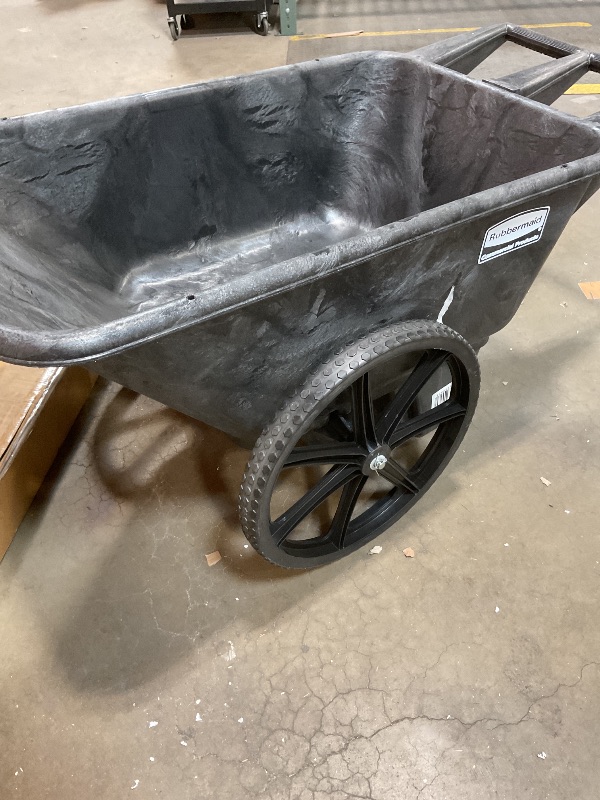 Photo 1 of **DIRT FROM TRANSPORT **RCP5642BLA - Big Wheel Utility Cart