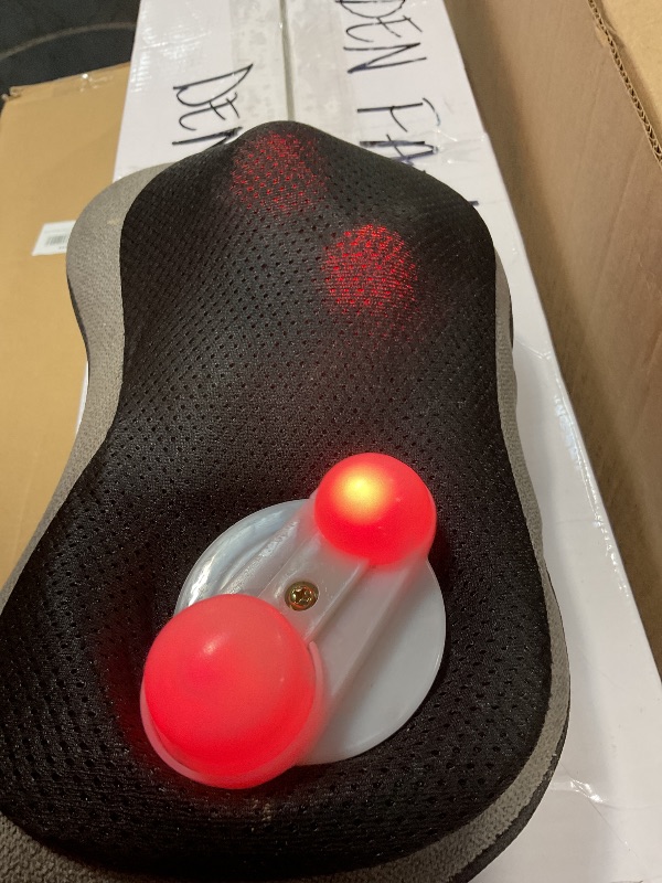Photo 1 of **MINOR USE WEAR**Papillon Shiatsu Back and Neck Massager with Heat, Deep Tissue Kneading,Electric Massage Pillow for Back,Shoulders,Legs,Foot,Body Muscle Pain Relief,Use at Home,Car,Office