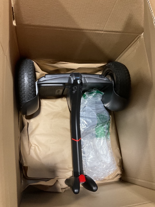 Photo 1 of **SCRATCHES. MISSING FOOT COVER**Segway Ninebot S2 Electric Self-Balancing Scooter - Master Your Commute w/t 11.2 mph Max. Speed, 21.7 Mi Range, 10.5” Off Road Tires, Compatible w/t Gokart Kit, UL-2272 Certified