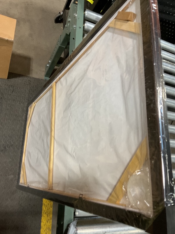 Photo 1 of **BEAM STARTING TO SPLIT **KLAKLA Canvas Wall Art - Forest Wall Decor Amazon Wall Art Landscape Blue Tree Picture Framed Artwork for Walls Living Room Bedroom Office - 48x24 Inches