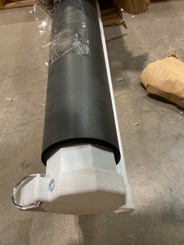 Photo 1 of **SCUFFS FROM TRANSPORT **Elite Screens Manual Series, 135-INCH 16:9, Pull Down Manual Projector Screen with AUTO LOCK, Movie Home Theater 8K / 4K Ultra HD 3D Ready, 2-YEAR WARRANTY, M135XWH2