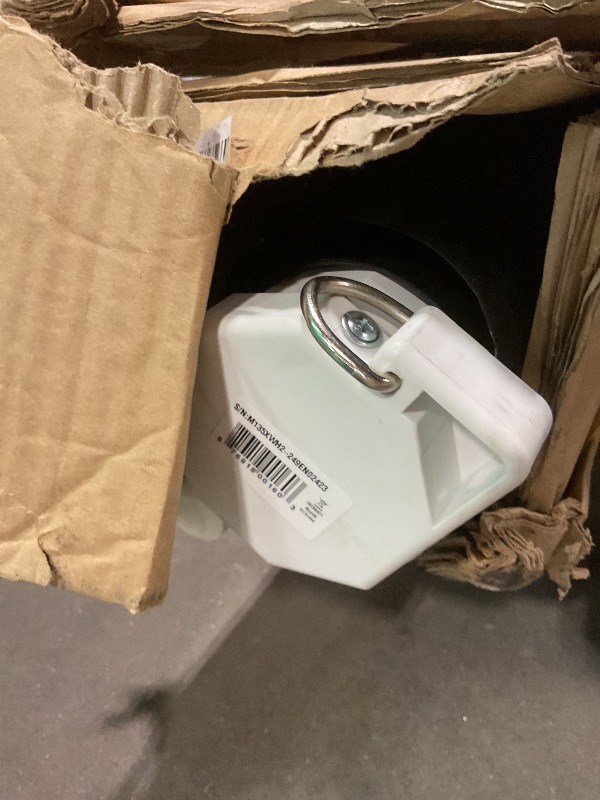 Photo 1 of **SCUFFS FROM TRANSPORT **Elite Screens Manual Series, 135-INCH 16:9, Pull Down Manual Projector Screen with AUTO LOCK, Movie Home Theater 8K / 4K Ultra HD 3D Ready, 2-YEAR WARRANTY, M135XWH2