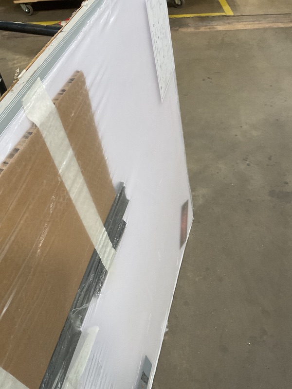 Photo 1 of **DAMAGED** VIZ-PRO Dry Erase Board/Magnetic Whiteboard, 72 x 48 Inches, Large Wall Mounted Board for School Office and Home 6' x 4'