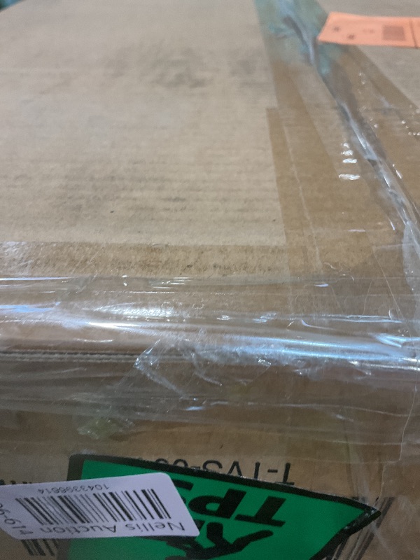 Photo 1 of **FOR PARTS HAS DAMAGES PIECE(S)** Sweetcrispy TV Stand for 55 60 inch TV, Modern Mid Century Entertainment Center with Storage, Media Console Table 2 Cabinet, Soft Hinge, Handle Door, Wooden Living Room, Office Furniture, Pure Black