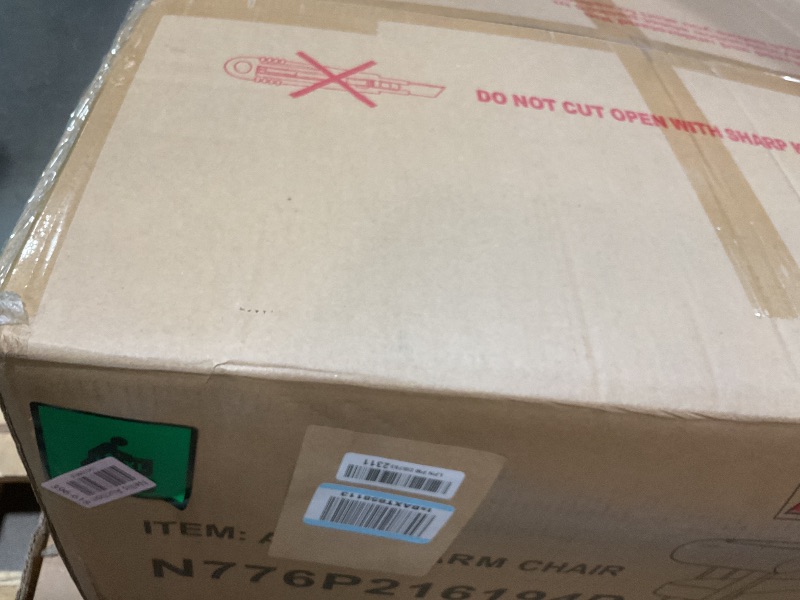 Photo 1 of Christopher Knight Home Rones Modern Velvet Upholstered Accent Chair, Wooden Living Room Club Chair with Curved Backrest, Minimalist Bedroom Comfy Reading Chair, Thick Padded Seat, Dark Brown+Walnut