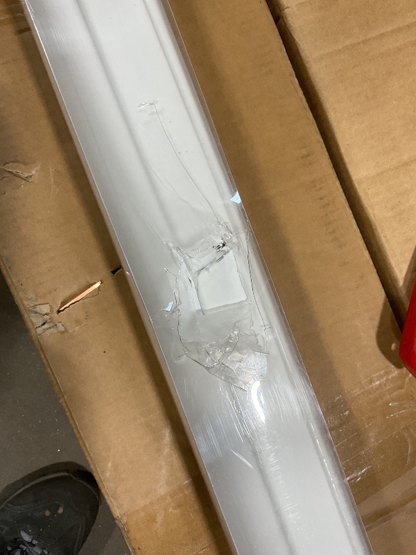 Photo 1 of **SCRATCHED**AOSKY Blackout Roller Shades Cordless Blinds for Windows, Free-Stop Shades with Valance, Thermal Insulated Fabric, UV Protection, Natural Woven Blinds for Home and Office (70" W x 72" H, White)