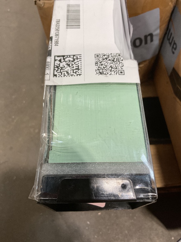 Photo 1 of **SCRATCHED**AOSKY Blackout Roller Shades Cordless Blinds for Windows, Free-Stop Shades with Valance, Thermal Insulated Fabric, UV Protection, Natural Woven Blinds for Home and Office (70" W x 72" H, White)