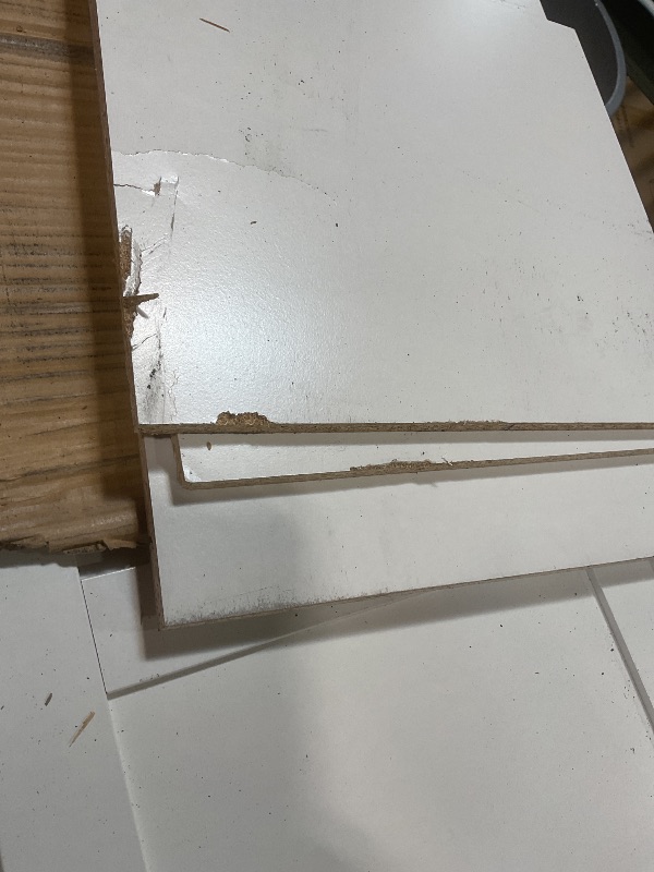 Photo 1 of **SCRAPES. DIRT. SELLING FOR PARTS AS PARTIAL SET **Sauder Select Storage Cabinet/ Pantry cabinets, White finish