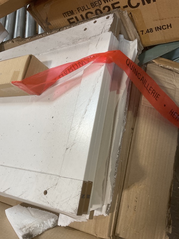 Photo 1 of **SCRAPES. DIRT. SELLING FOR PARTS AS PARTIAL SET **Sauder Select Storage Cabinet/ Pantry cabinets, White finish