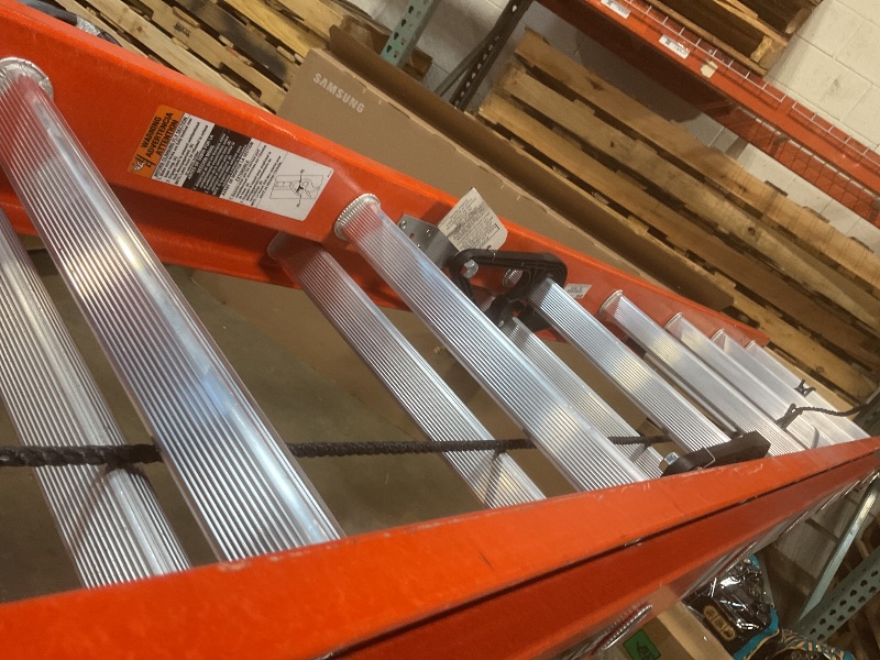 Photo 1 of **MINOR USE WEAR**Louisville Ladder 40-foot Fiberglass Extension Ladder, 300-Pound Load Capacity, Type IA, FE3240