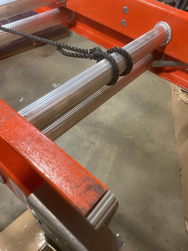 Photo 1 of **MINOR USE WEAR**Louisville Ladder 40-foot Fiberglass Extension Ladder, 300-Pound Load Capacity, Type IA, FE3240