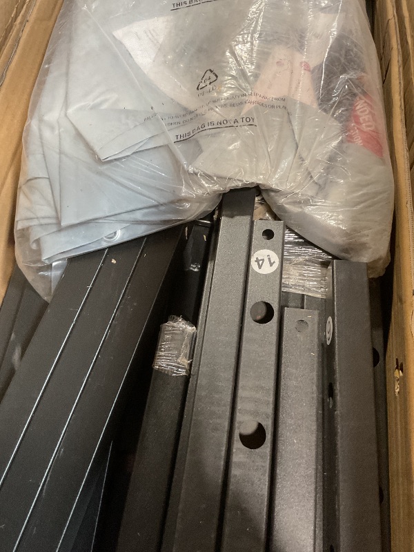 Photo 1 of **PARTIAL SET*** Large Dog Kennel Outside,10x10x6 FT Heavy-Duty Outdoor Cage with Roof and Lock,Covered Outside Kennel,for Medium and Large Dogs,Easy Assembly