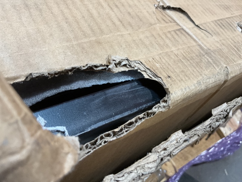 Photo 1 of **SCRAPE DAME ON END**Queen Over Queen Bunk Beds for Adults,Heavy Duty Adult Bunk Beds,Metal Bunk Bed Queen Over Queen with 2 Ladders,Queen Size Bunk Bed, Noise-Free,Black