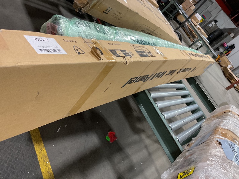 Photo 1 of **MINOR CRACKS**Art3d 4pcs-107 x 8in Slat Acoustic Panel for Wall and Ceiling, 3D Fluted Sound Absorbing Panel with Wood Finish, Walnut