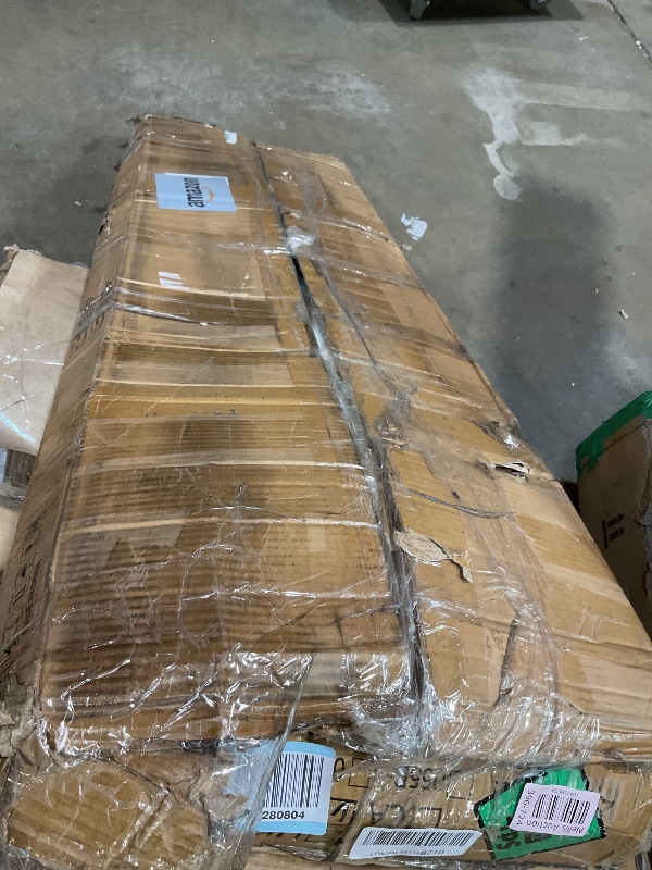 Photo 1 of **SCRATCHES AND SCUFFS/MISSING PARTS/PARTS ONLY**TIQLAB Electric Standing Desk, Adjustable Height Stand up Desk, 55 * 28 Inches Sit Stand Home Office Table with Splice Board, Maple