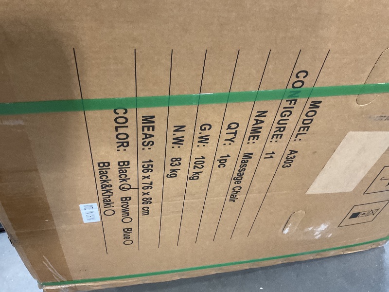 Photo 1 of **MINOR SCRATCH ON FRAME**iRest SL Track Massage Chair Recliner, Full Body Massage Chair, Zero Gravity, Bluetooth Speaker, Airbags, Heating, 53.15" SL Track, Extendable Footrest and Foot Massage (Black)