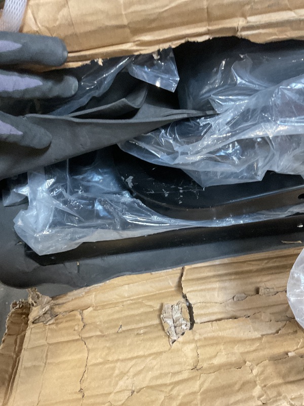 Photo 1 of **SCRAPES AND SCRATCHES FROM TRANSPORT. SELLING FOR PARTS AS PARTIAL SET **Flip Folding Rear Back Flip Seat Kit W/Free Grab Bar & Roof Support for 1982-2000.5 Club Car DS Golf Cart