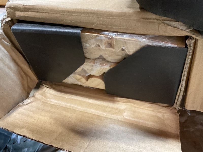 Photo 1 of **ABOUT TWO FEET OF DAMAGE TO SIDES ON ONE END**Art3d Fluted Wood Panel for Wall and Ceiling, Beaded Accent molding for Home Decoration, Pack of 4pcs + 1pc End-Trim, Size 108 x 5.7in.- Beaded Ashtree